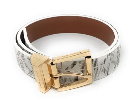 michael kors reversible belt womens|michael kors belt logo.